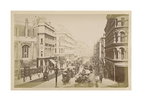 Queen Victoria Street looking to Mansion House