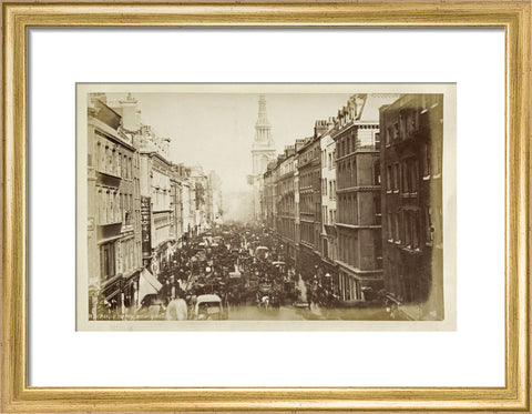 Cheapside with Bow Church c.1880