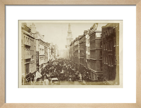 Cheapside with Bow Church c.1880