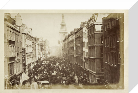 Cheapside with Bow Church c.1880