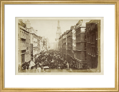 Cheapside with Bow Church c.1880