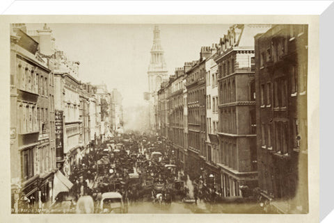 Cheapside with Bow Church c.1880