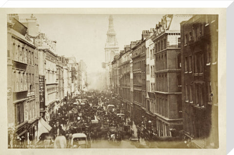 Cheapside with Bow Church c.1880