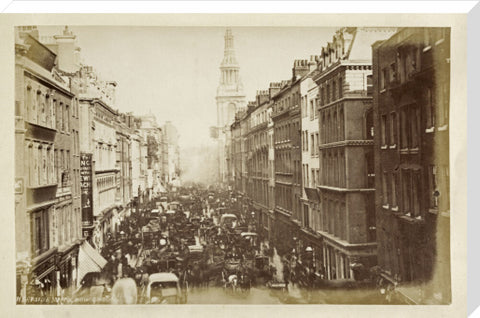 Cheapside with Bow Church c.1880