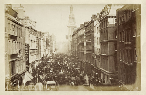 Cheapside with Bow Church c.1880