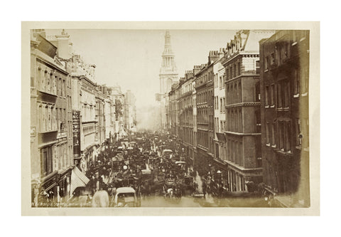 Cheapside with Bow Church c.1880