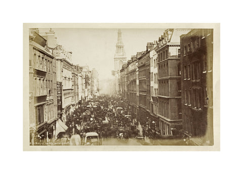 Cheapside with Bow Church c.1880