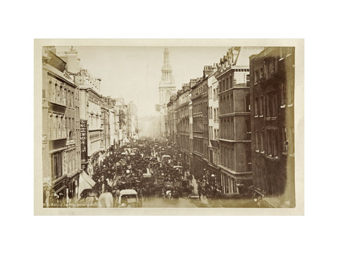 Cheapside with Bow Church c.1880