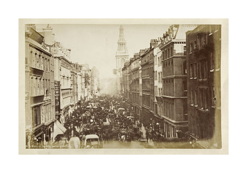 Cheapside with Bow Church c.1880
