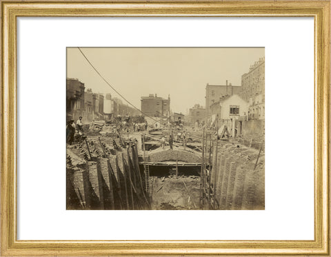 The construction of the Metropolitan District Railway c.1866