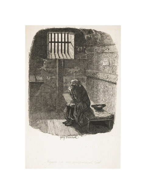 Fagin in the condemned cell 1838