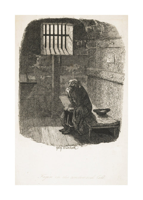 Fagin in the condemned cell 1838