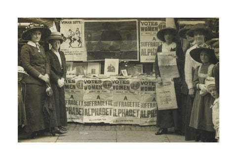 Suffragette fund raising stand 1912