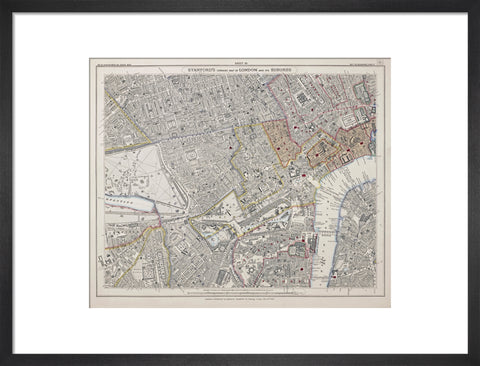 Stanford's library map of London and its suburbs 1862