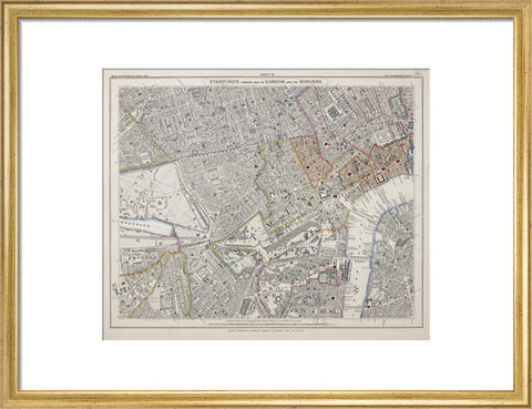 Stanford's library map of London and its suburbs 1862