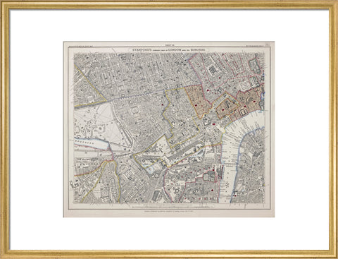 Stanford's library map of London and its suburbs 1862