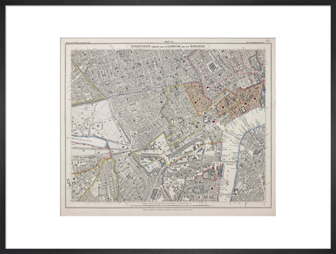 Stanford's library map of London and its suburbs 1862
