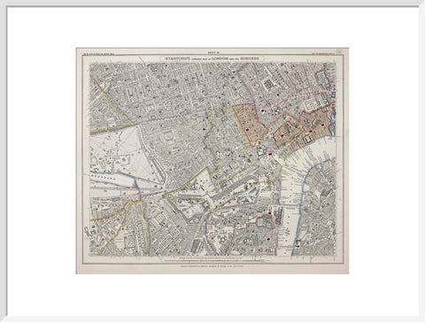 Stanford's library map of London and its suburbs 1862