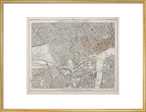 Stanford's library map of London and its suburbs 1862