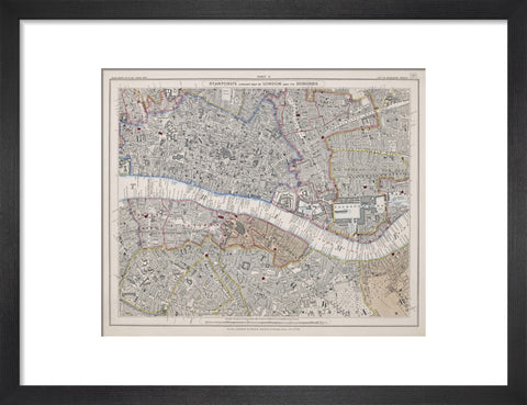 Stanford's library map of London and its suburbs sheet 11 1862