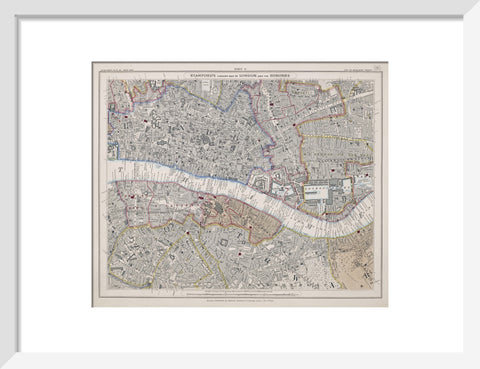Stanford's library map of London and its suburbs sheet 11 1862