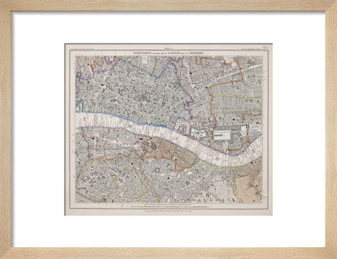 Stanford's library map of London and its suburbs sheet 11 1862