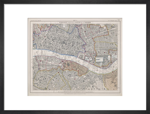 Stanford's library map of London and its suburbs sheet 11 1862