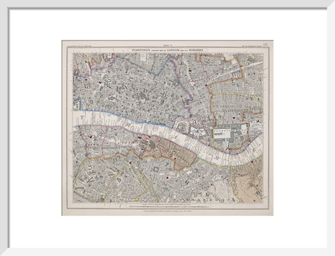 Stanford's library map of London and its suburbs sheet 11 1862