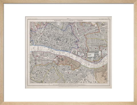 Stanford's library map of London and its suburbs sheet 11 1862