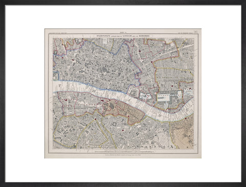 Stanford's library map of London and its suburbs sheet 11 1862