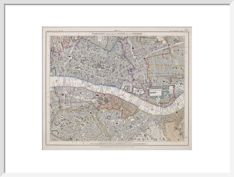Stanford's library map of London and its suburbs sheet 11 1862