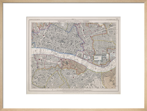 Stanford's library map of London and its suburbs sheet 11 1862