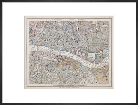 Stanford's library map of London and its suburbs sheet 11 1862