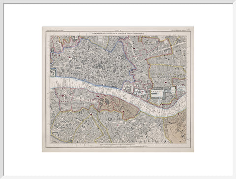 Stanford's library map of London and its suburbs sheet 11 1862