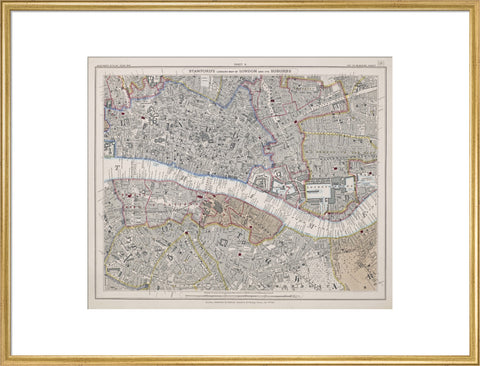Stanford's library map of London and its suburbs sheet 11 1862