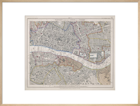 Stanford's library map of London and its suburbs sheet 11 1862