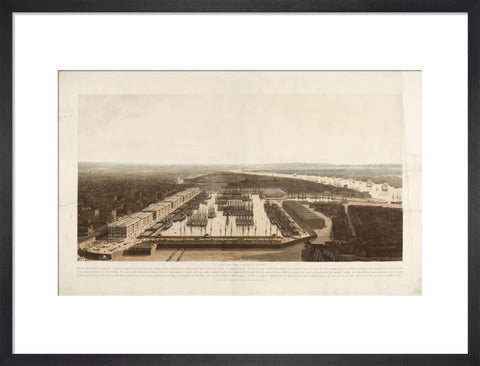 A View of the London Docks 1808