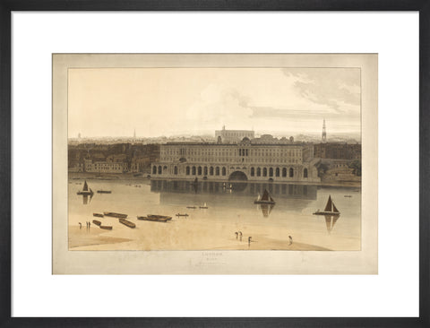 Somerset House from the River Thames 1805
