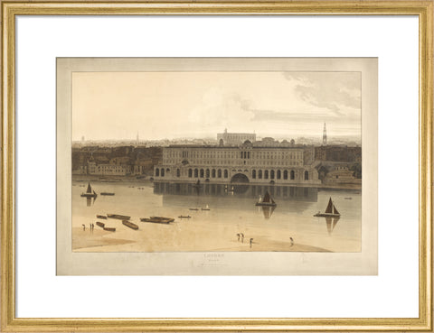 Somerset House from the River Thames 1805