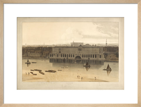 Somerset House from the River Thames 1805
