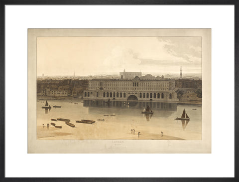 Somerset House from the River Thames 1805