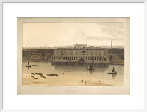Somerset House from the River Thames 1805