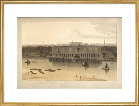 Somerset House from the River Thames 1805
