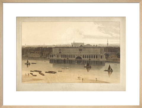 Somerset House from the River Thames 1805