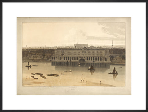 Somerset House from the River Thames 1805