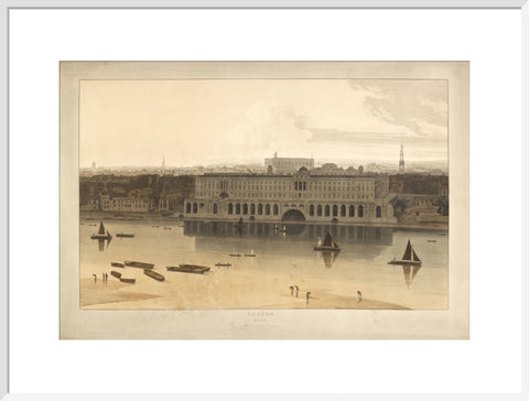 Somerset House from the River Thames 1805