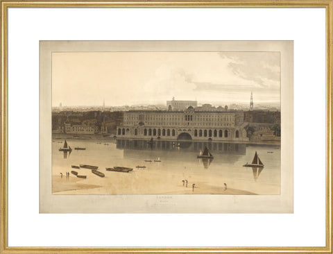 Somerset House from the River Thames 1805