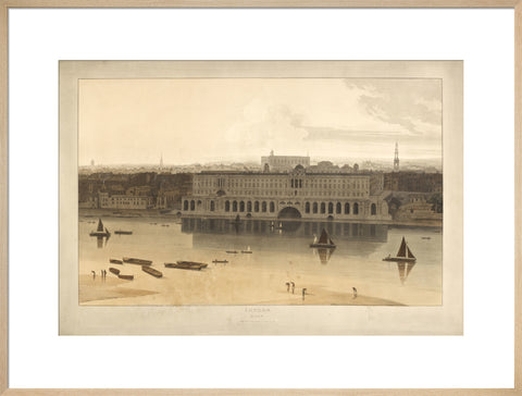 Somerset House from the River Thames 1805