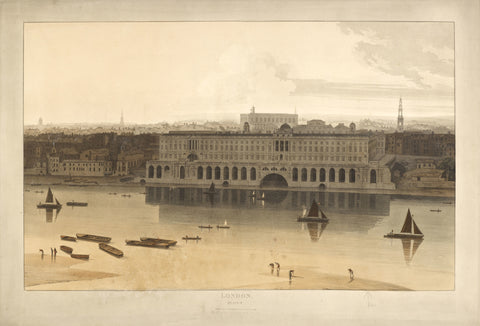 Somerset House from the River Thames 1805