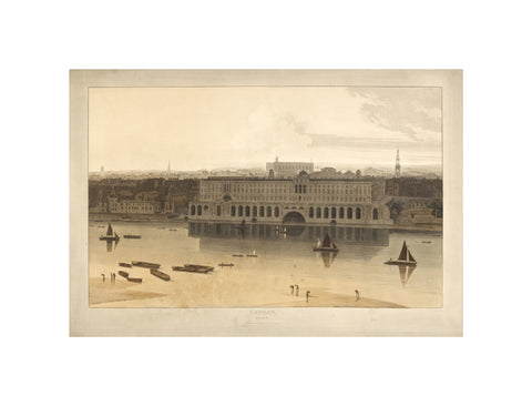 Somerset House from the River Thames 1805